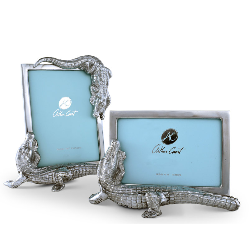 Alligator Metal Picture Frame