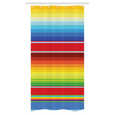 Abstract Shower Curtain with Hooks Included