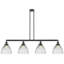 Luminaire suspendu linéaire à 4 lumières pour îlot de cuisine Tallulah-2003645739-2010461928