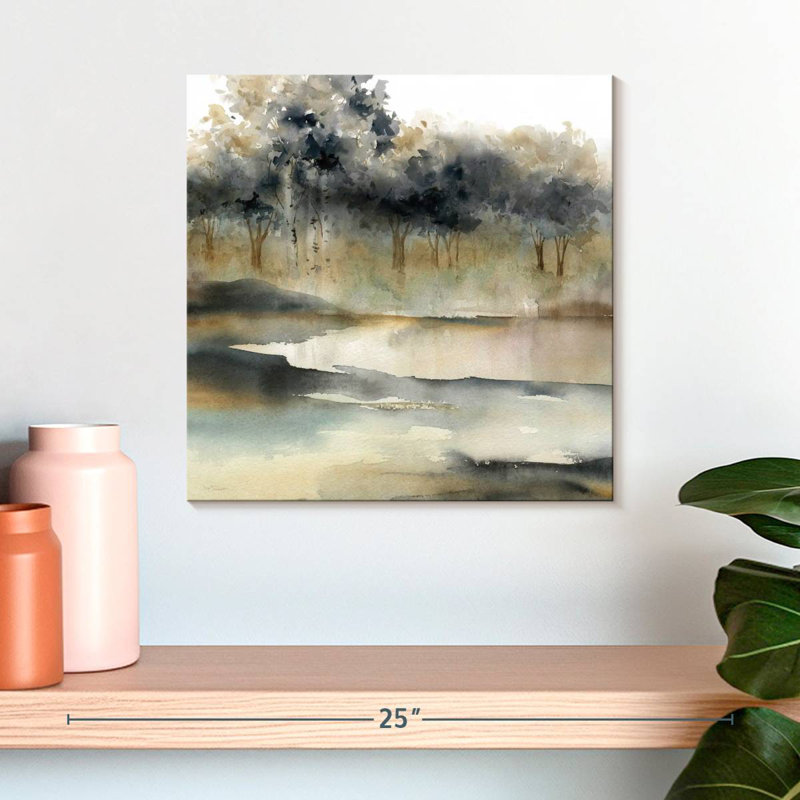 Silent Waters I, 16" H x 16" W