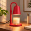Lampe chauffe-bougie avec minuterie et variateur, brûleur à cire pour bougies parfumées en pot, cadeau de pendaison de crémaillère pour femme, hauteur réglable, chambre, cuisine, bureau, décoration esthétique (jaune métallique)-1449059912