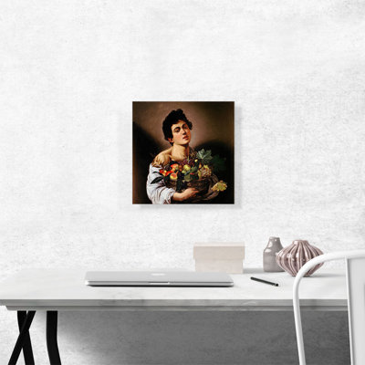" Boy With A Basket Of Fruit 1593 " by Caravaggio Painting Print