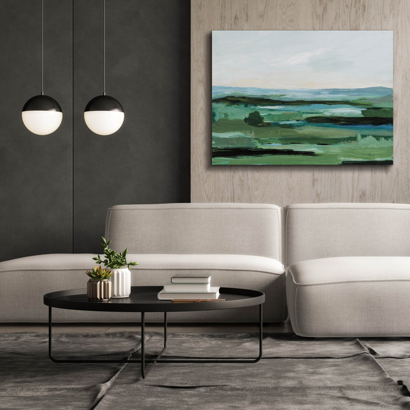 Toile épique «Resplendent Green» par Pamela Munger, H 40 po x l 54 po x P 1,5 po