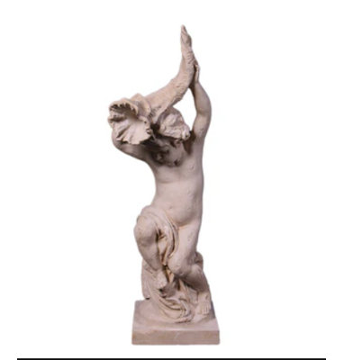 Cupid With Cornucopia Life Size Statue