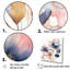 Blooms bleu et beige harmonieux I - art mural floral salon_105660-95902829-95902834