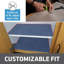 Doublure de tablette et de tiroir de qualité supérieure, tissu rembourré épais, absorbant, imperméable, antidérapant, non adhésif, doublures pour armoires de cuisine, armoires (bleu bourrache) (12 po x 59 po) (fabrication américaine)-87189153-101170186