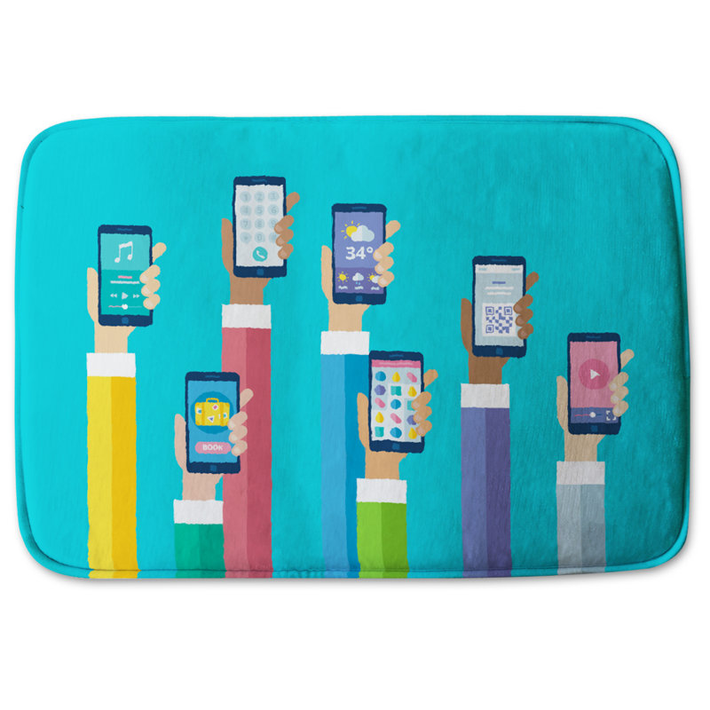 Naveed Polyester Shower Curtain Set