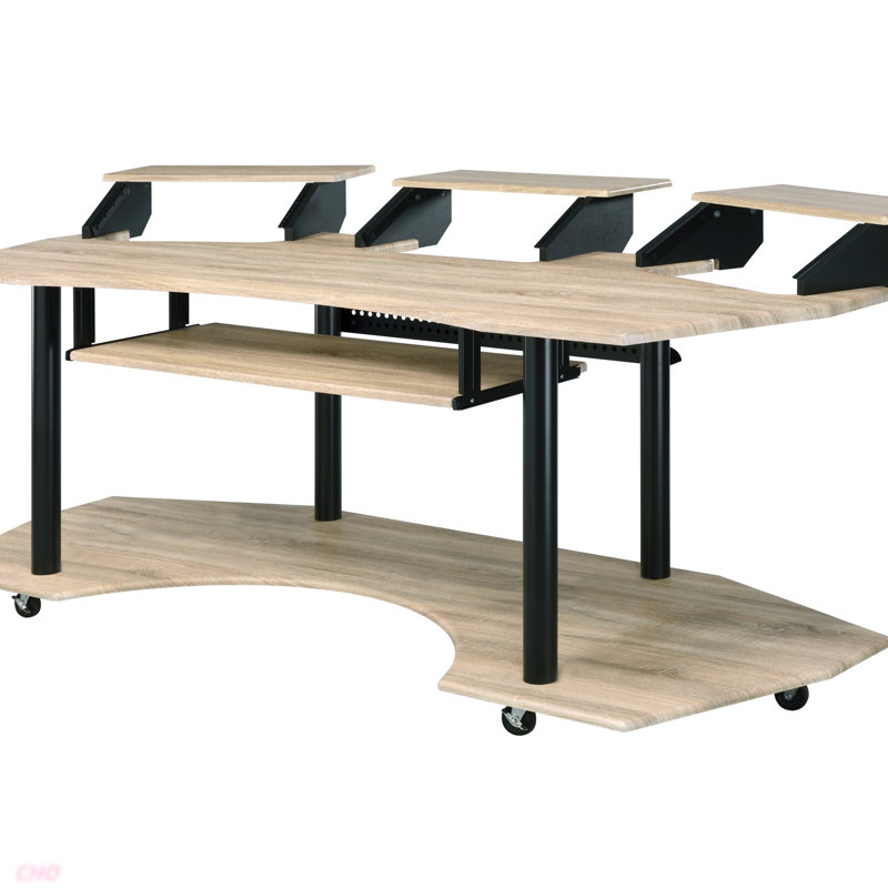 Bureau 83 po Eleazar, Chêne / noir