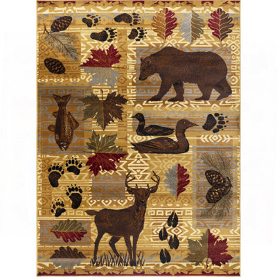 Multi Lodge Area Rug