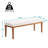 53'' W End Of Bed Bench Upholstered With Wooden Legs For Bedroom, Beige Velvet Cushion Seat-981434717
