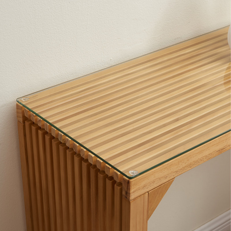 Table et banc en pin polyvalent - Convient à plusieurs pièces en bois massif de style élégant