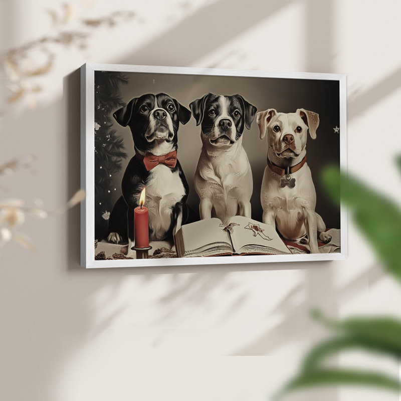 Art de Noël - CML XXXIX - Impression encadrée - réaménageable, H 8 po x l 10 po, Blanc