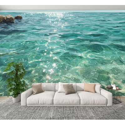 Papier peint auto-adhésif Summer Blue Reflecting