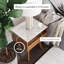 Table de chevet avec tiroir James