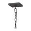 Mini-luminaire suspendu noir tacheté 1 lumière Dewayne