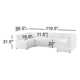 Brandt 6 - Piece Modular Upholstered U-Sectional