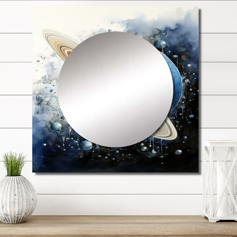 Loucas - Notre miroir solaire décoratif carré pour chambre à coucher, 36 po x 36 po