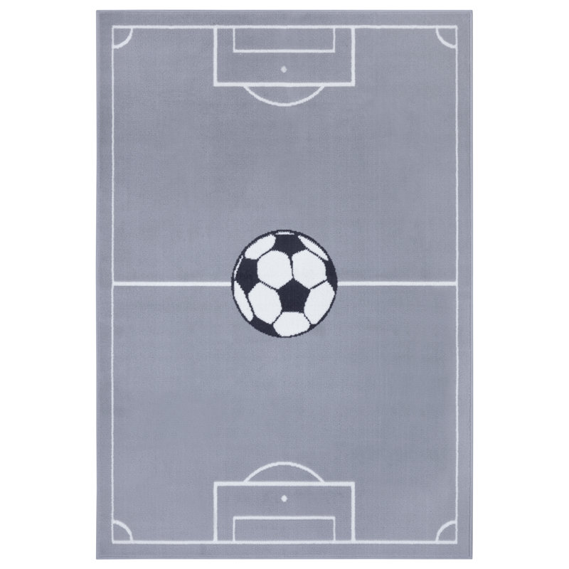Estadio Mouse short pile children's rug, Rectangle 120 x 170cm