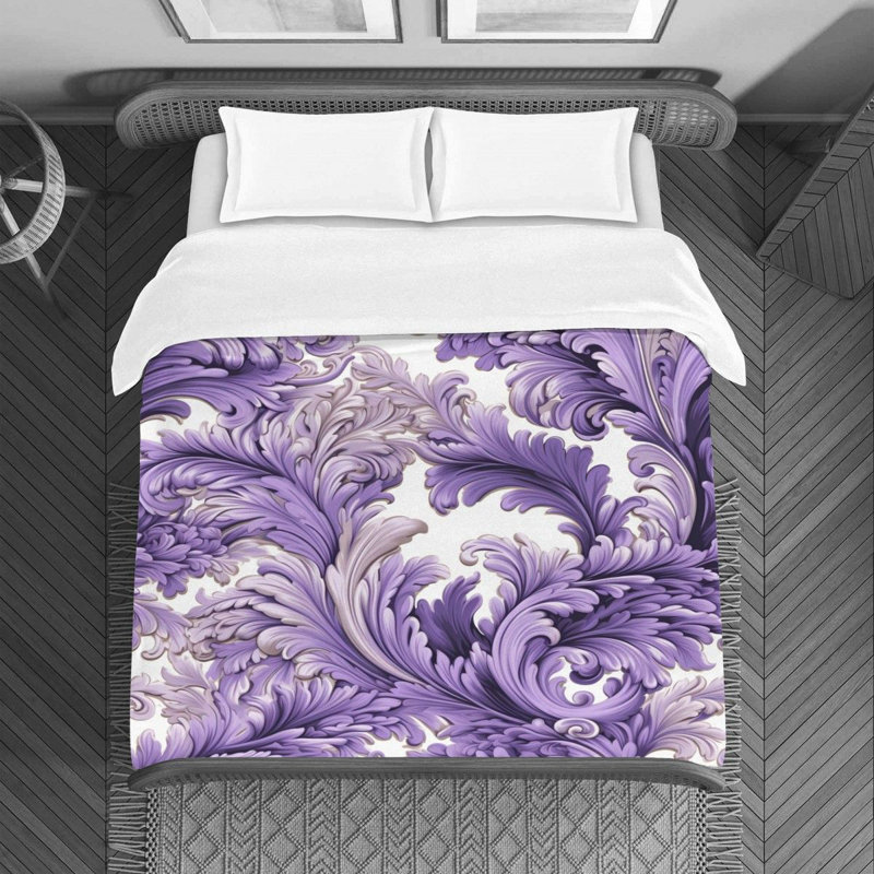 Housse de couette , Housse de couette pour lit simple, Rose / rouge