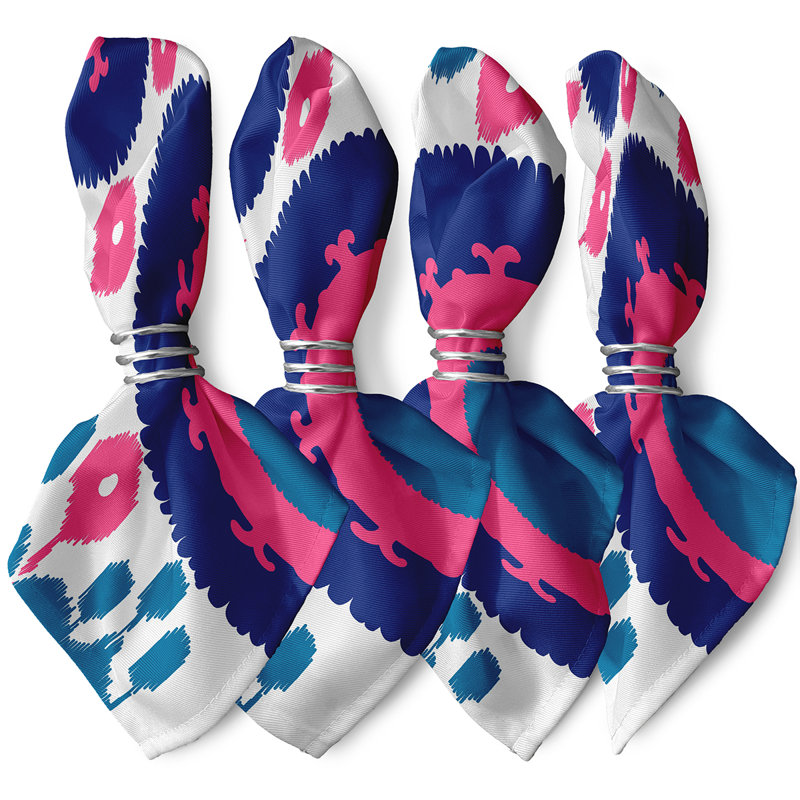 Charlot Boho  Napkins, Pink