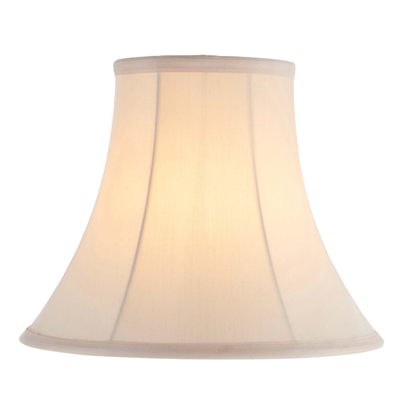 Marland 24.5cm H Fabric Bell Lamp Shade ( Clip On ) in Cream