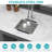 ADA-Compliant 18 Inch Undermount Kitchen Sink, 5.5-Inch Low Depth, 16 Gauge Stainless Steel, Handmade for Accessibility and Durability