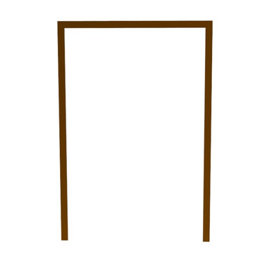 Fixtureisplays® pré-commande seulement porte d'entrée double rectangulaire en bois 68,4 x 97,8 x 0,75 po - porte d'entrée extérieure 15912