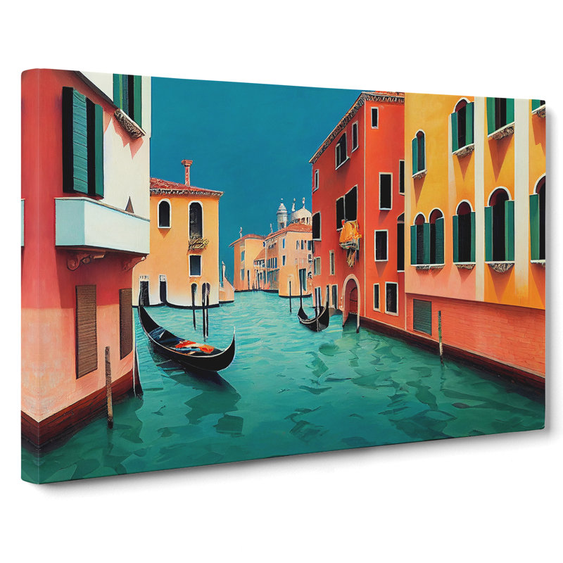 Modern Venice Canal Vol.2 - Wrapped Canvas, 40cm H x 60cm W x 3cm D