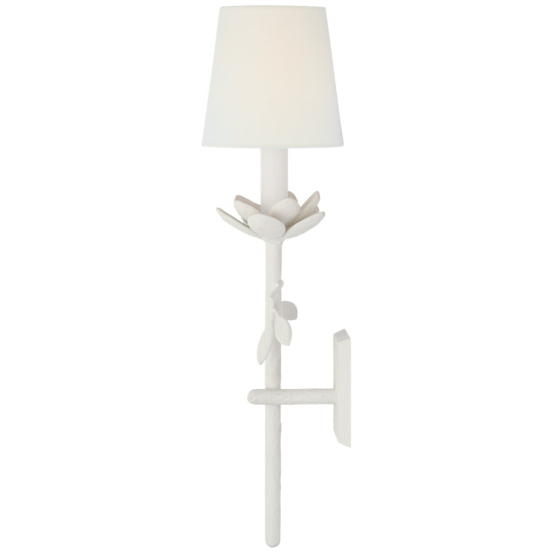 Clementine 1 - Light Candle Wall Light, Antique Gold Leaf