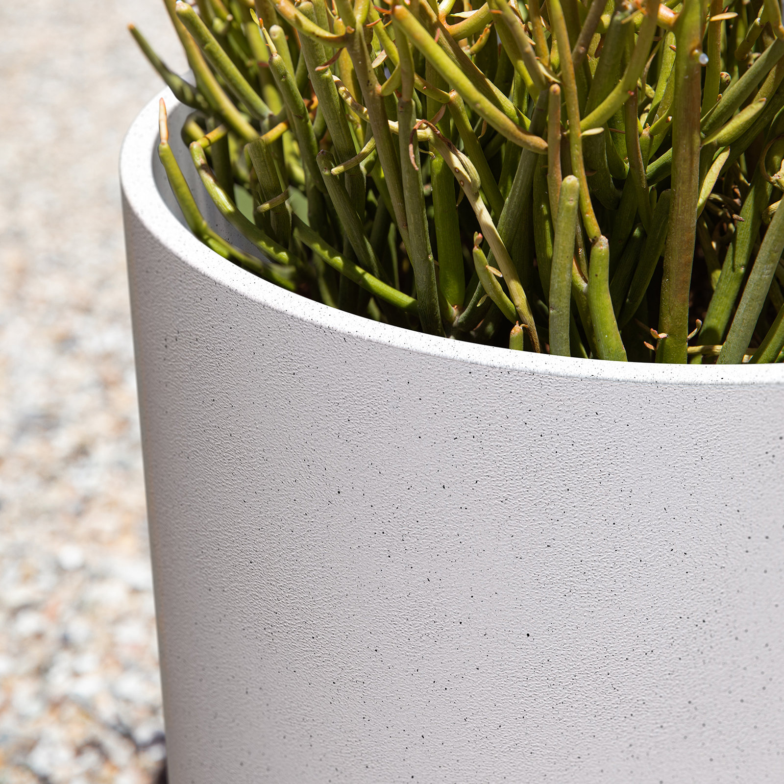 Mason Series Kona Planter, 1, 19.75" H x 18.5" W x 18.5" D, White