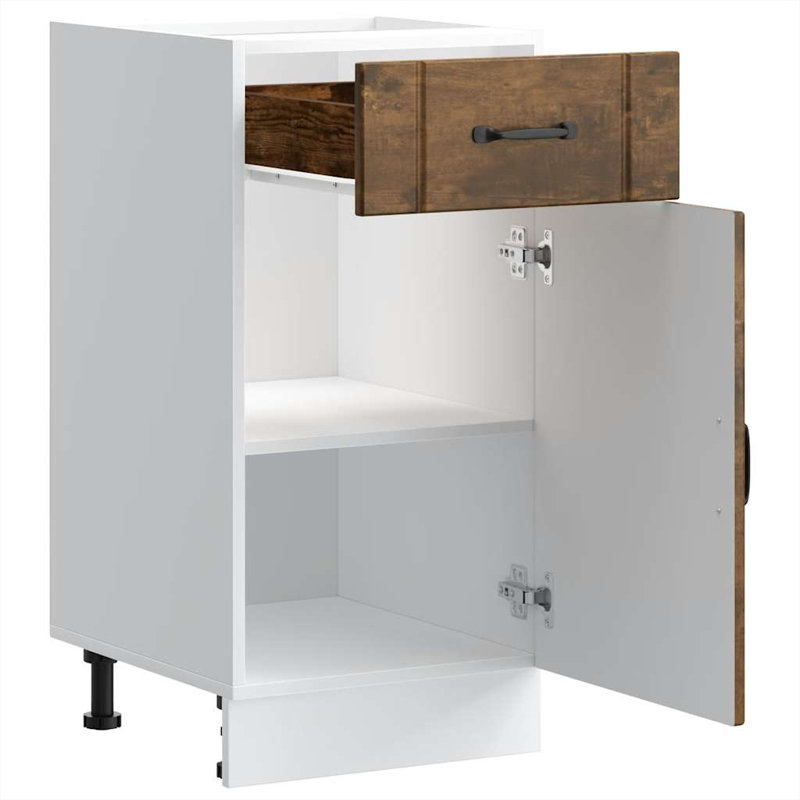 Oronogo Standard Base Cabinet, Smoked Oak