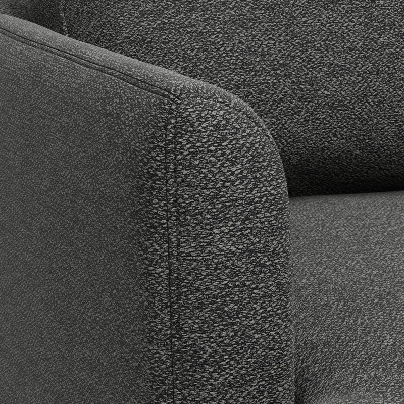 Livingston, canapé de 90 po, gris anthracite, Gris foncé