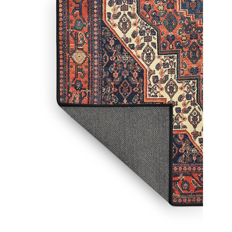 Tapis bleu Southwestern, Rectangle 5 pi x 7 pi
