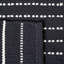 Tapis noir en coton tissé à plat Josie-154332766