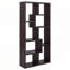 8-shelf Cappuccino Geometric Bookcase-2079641734