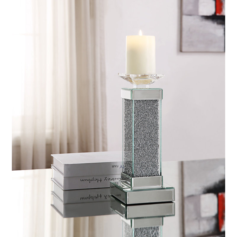 Chandelles en verre Rekha, H 13 po x l 5 po x P 5 po