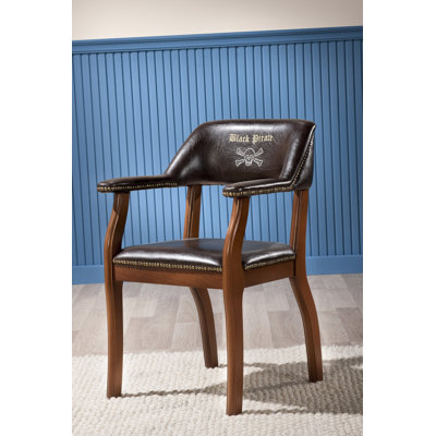 Vidrine 18'' H Faux Leather Upholstered Armchair