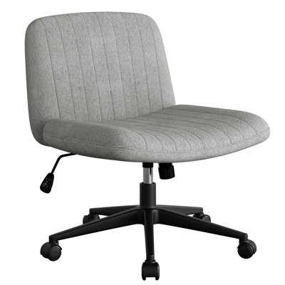 Criss-Cross Office Desk Chair With Wheels by Ebern Designs