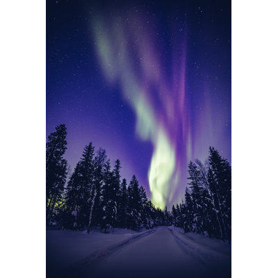 Northern Lights (Aurora Borealis) by Wmaster890 - Wrapped Canvas Print