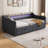 Twin Size Daybed With 2 Storage Drawers And 2-Tier Shelf & /USB/Type-C Port-2099585552