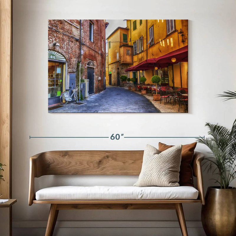 Sirci Street à Lucca, H 32 po x l 48 po