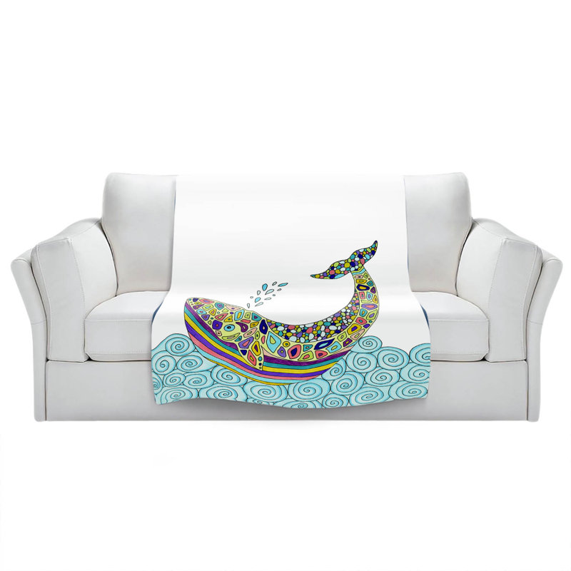 Hand Woven Throw Blanket, 68" W x 80" L