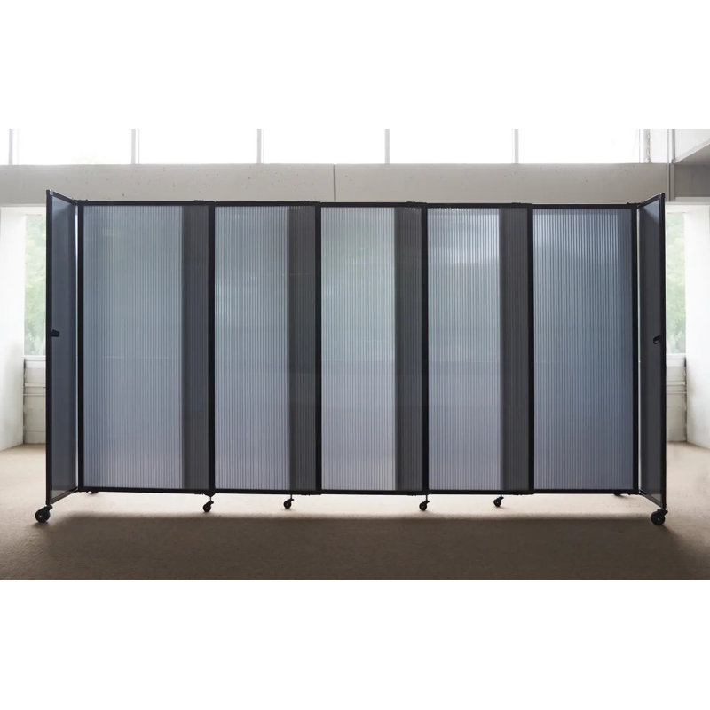 Cloison portative Soundsorb, H 60 po x l 135 po x P 1 po, Gris foncé