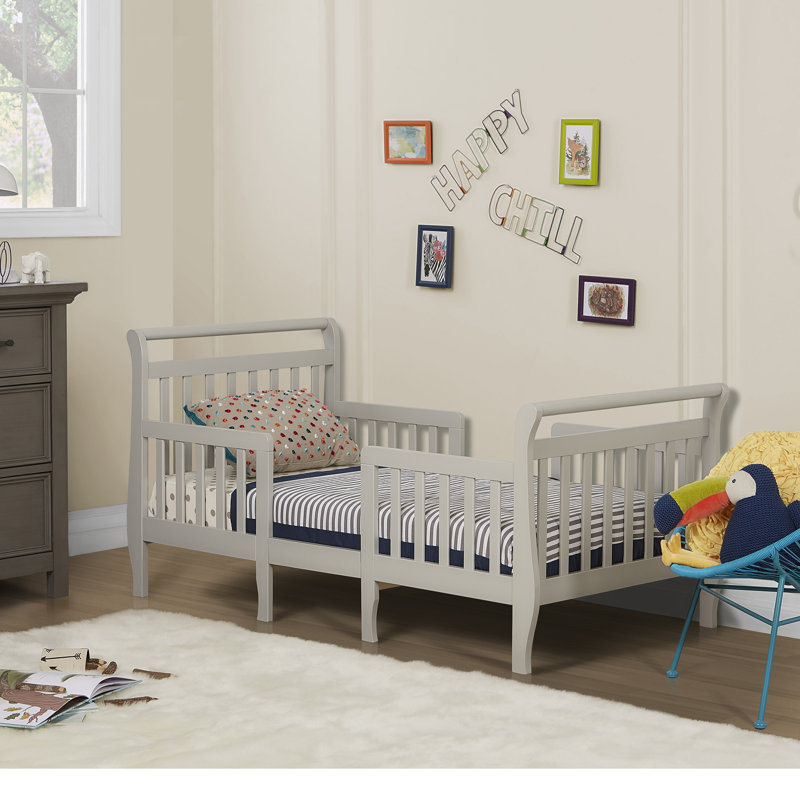 Bhatade Kids Toddler Bed, Steel Gray