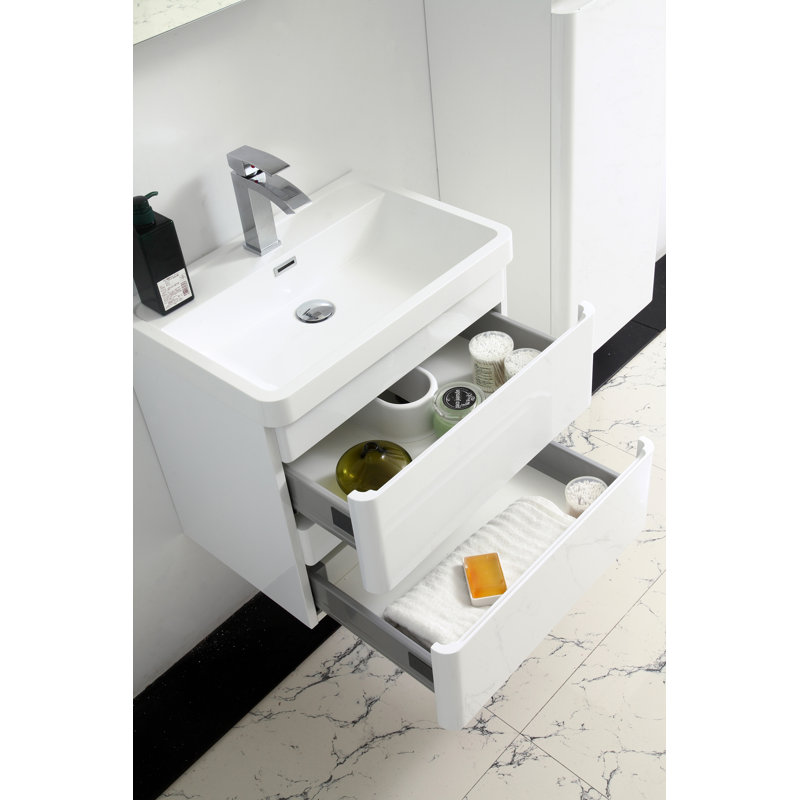 Meuble-lavabo simple mural 24 po Mccarty