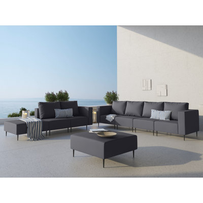 Amada Wood Outdoor Ottoman