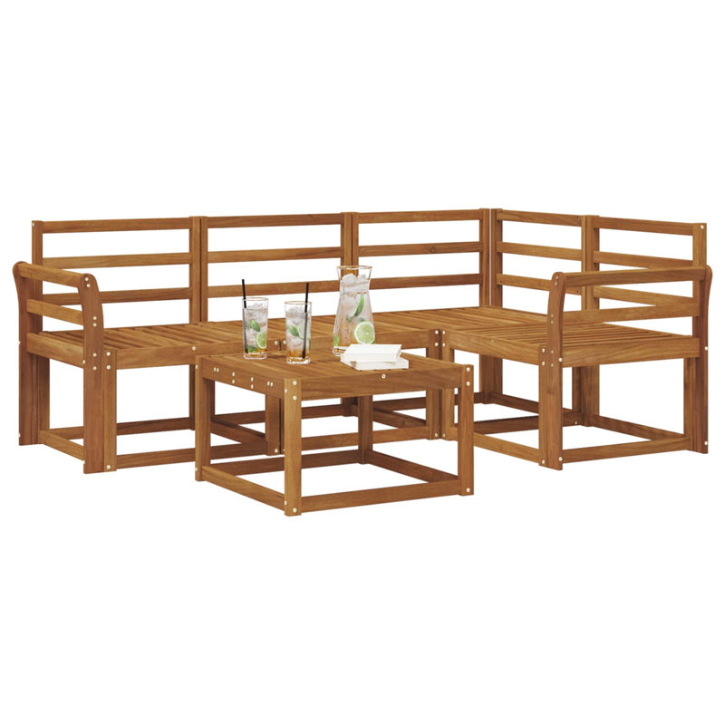 190cm Wide Patio Sectional Set