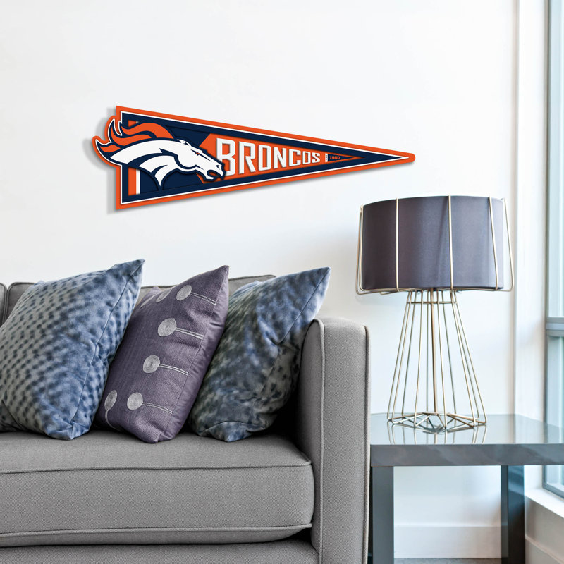 NFL Denver Broncos Pennant Sign