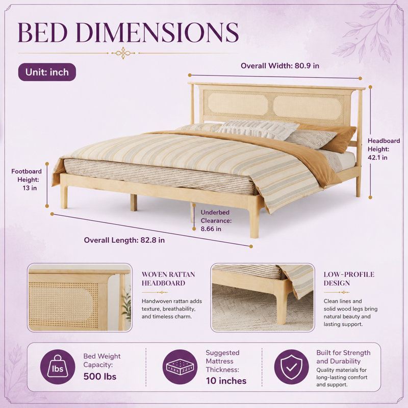 Bed, Naturel