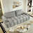  90.2" Teddy Upholstered Sleeper Sofa Bed King-Size Pull-Out Sofa Convertible Couch Bed With Underseat Storage-311044067